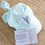 Personalised Birthday Flower Organic Cotton Cap Gift, thumbnail 2 of 10