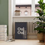 Typographic Bathroom Bedroom Oui Oui French Print, thumbnail 2 of 3