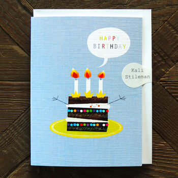 Mini Birthday Cake Card, 4 of 5