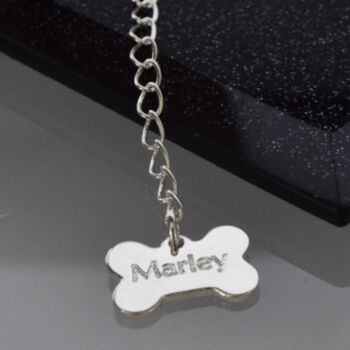 Personalised Dachshund Sterling Silver Necklace, 5 of 7