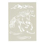 Equestrian And Wild Horse T Shirt Painting Craft Box, thumbnail 12 of 12
