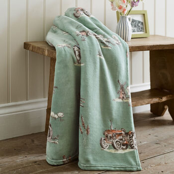 Comforts Lane To Fliston Supertsoft Cozy 240gsm Throw, 3 of 4