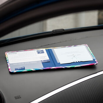 Disabled Blue Badge Parking Permit Wallet In Tiger Rainbow, 9 of 11