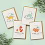 Plantable Seed Paper Cards Four Pack Dinosaurs, thumbnail 1 of 2
