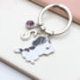Personalised English Springer Spaniel Keyring Dog Lover Gift, thumbnail 2 of 11