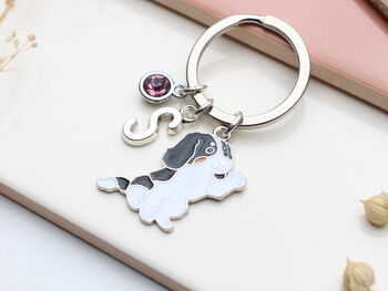 Personalised English Springer Spaniel Keyring Dog Lover Gift, 2 of 11