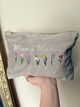 Mother's Day Embroidered Make Up Bag, 2 of 6