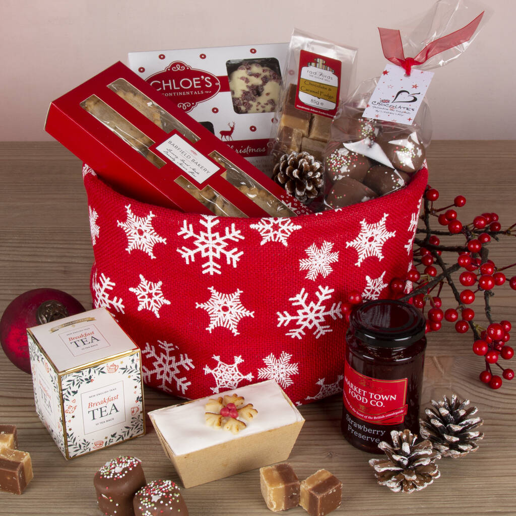 Jolly Snowflake Christmas Gift Hamper By Virginia Hayward 