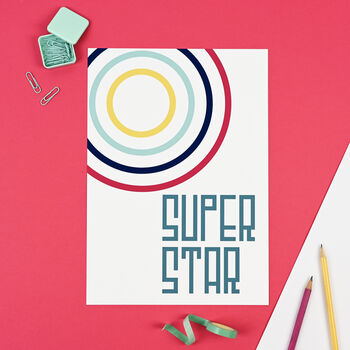 Super Star Art Print, 2 of 4