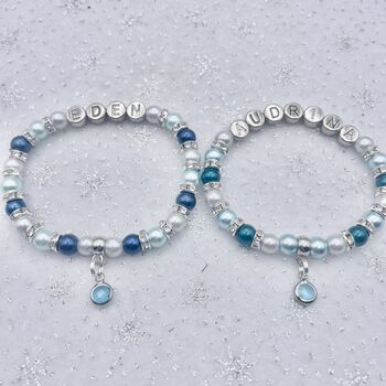 Personalised Birthstone Charm Bracelet, 11 of 11