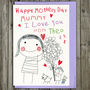 Colouring In Personalised Mother's Day Card, thumbnail 5 of 11