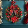 Festive Light Up Christmas Wreath, thumbnail 1 of 7