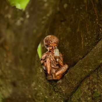 Solar Boy And Girl Garden Firefly Jar Outdoor Ornament, 11 of 12