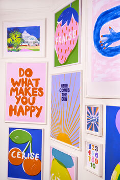 Do What Makes You Happy Positive Quote Print, 3 of 6