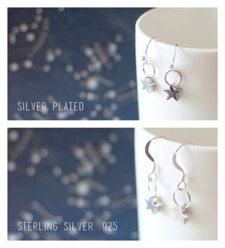 Silver Plated Spiral Earrings, 9 of 9