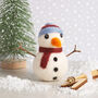 Snowman Needle Felting Kit, thumbnail 1 of 7
