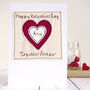 Personalised Heart Valentine's Day Card For Wife, Girlfriend, Fiancee, thumbnail 1 of 12