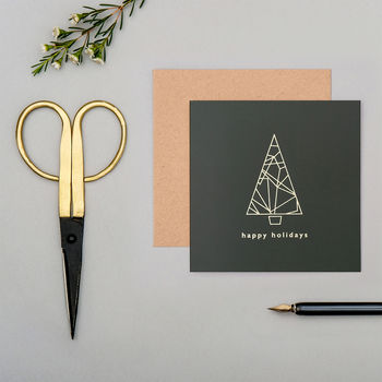Mono ‘Happy Holiday’ Evergreen Greeting Card, 2 of 4