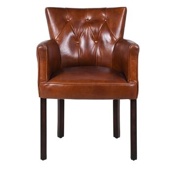Bijoux Leather Studded Club Chair, 5 of 5