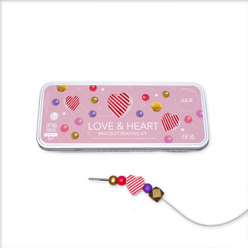 Personalised Heart Beading Kit, 9 of 9