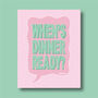 When's Dinner Ready Print Four Colour Options, thumbnail 4 of 5