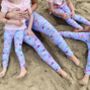 Mermaid Pattern Children's Leggings, thumbnail 3 of 5