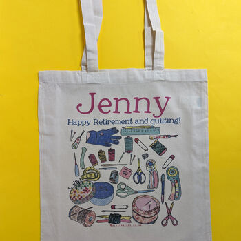 Personalised Quilting Bag, 6 of 9