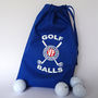 Personalized Golf Ball Bag, thumbnail 2 of 10