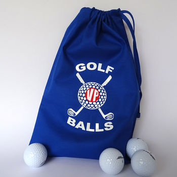 Personalized Golf Ball Bag, 2 of 10