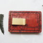 Custom Road Map Card Holder With Money Clip, thumbnail 1 of 7