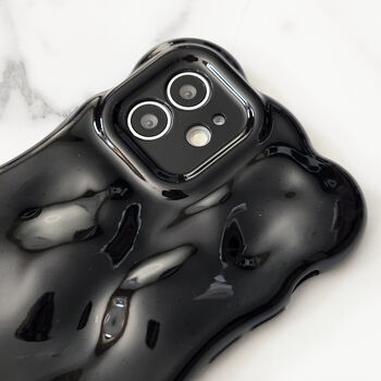 Black Bubble Phone Case, 4 of 7