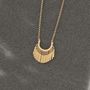 Tassel Charm Necklace In Gold Plate Or Silver, thumbnail 1 of 2