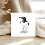 Guillemot Bird – Coastal Wildlife Greeting Card, thumbnail 3 of 6