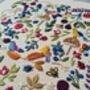 Birds, Bugs And Berries, Hand Embroidery Kit, thumbnail 11 of 12