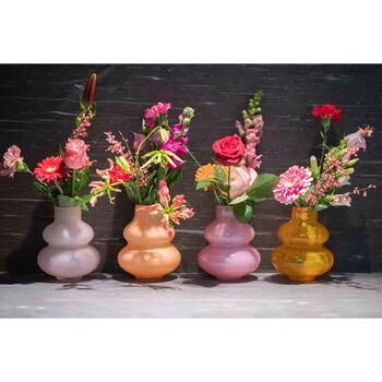 Skrzyszow Glass Vase Small Taupe, 5 of 5