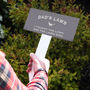 Personalised Garden Lawn Sign On A Stake, thumbnail 4 of 6