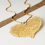 Cottonwood Real Leaf Necklace Medium Size, thumbnail 2 of 8