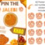 Pin The Jalebi Asian Event Game, thumbnail 2 of 8