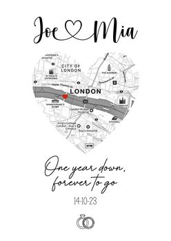 Paper Anniversary Gift | First Wedding Anniversary Print, 4 of 6