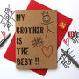 Best Brother Card, thumbnail 1 of 2