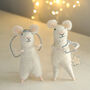 Felt Mouse With Tinsel Collection, thumbnail 1 of 2