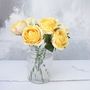 Soft Yellow Rose Bouquet, thumbnail 7 of 8