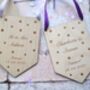 Personalised Wedding Wooden Flag, thumbnail 4 of 4