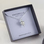 Silver Hot Air Balloon Necklace, thumbnail 7 of 8