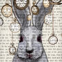 Alice In Wonderland White Rabbit Lamp Shade, thumbnail 3 of 6