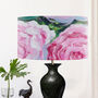 Printemps, Modern Floral Pink And Green Lampshade, thumbnail 1 of 4