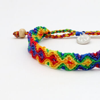 Leme Surf Bracelet Rainbow Edition Just Like Us Pride, 7 of 10