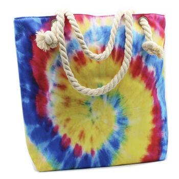 Hippy Large Canvas Rope Tote Bag, 3 of 7