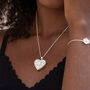 Personalised Sterling Silver Daisy Heart Locket, thumbnail 2 of 6