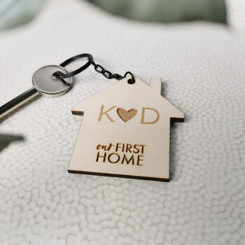 Personalised First Home Keyring, 6 of 7